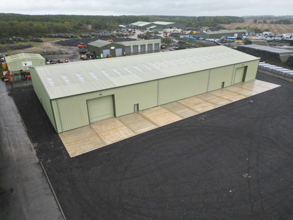 Witham industrial unit completed